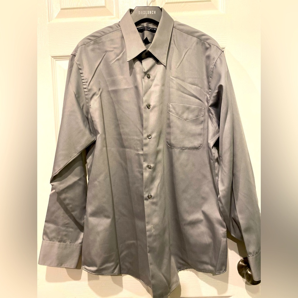 EUC Geoffrey Beene Gray Men's Dress Shirt